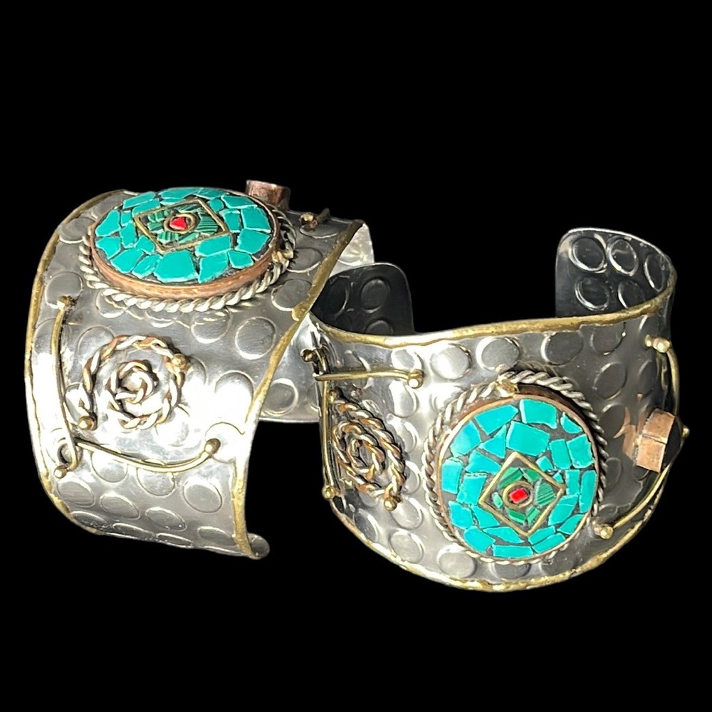 Silver Cuff Artisan Bracelet